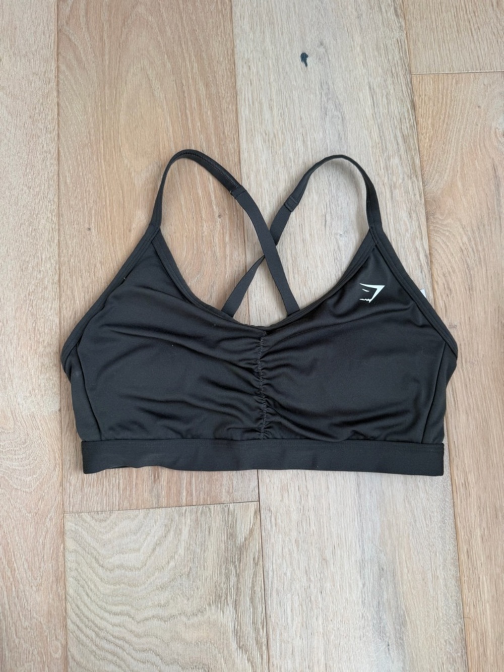 Gymshark Women's Olive Green Crossback Sports Bra